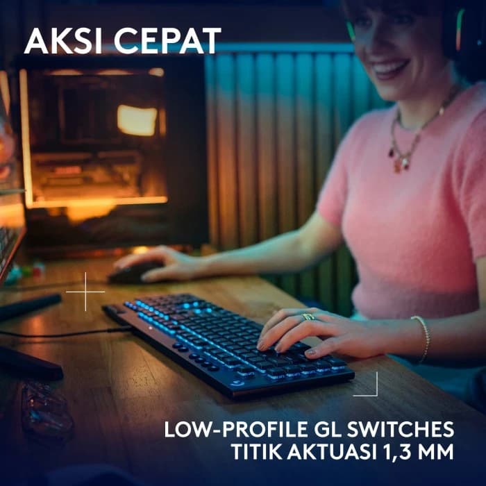 LOGITECH G915 X LOW PROFILE KEYBOARD GAMING WIRED