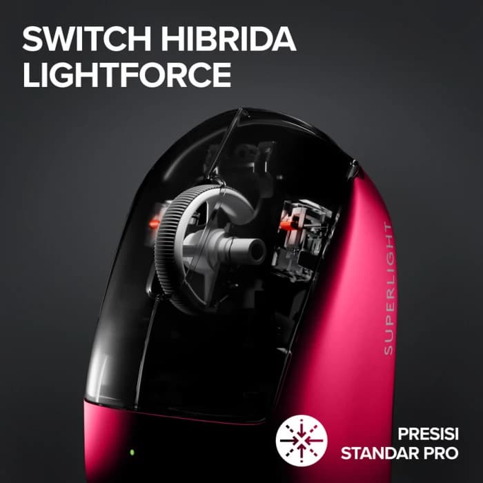 LOGITECH MOUSE PRO X SUPERLIGHT 2 DEX WIRELESS
