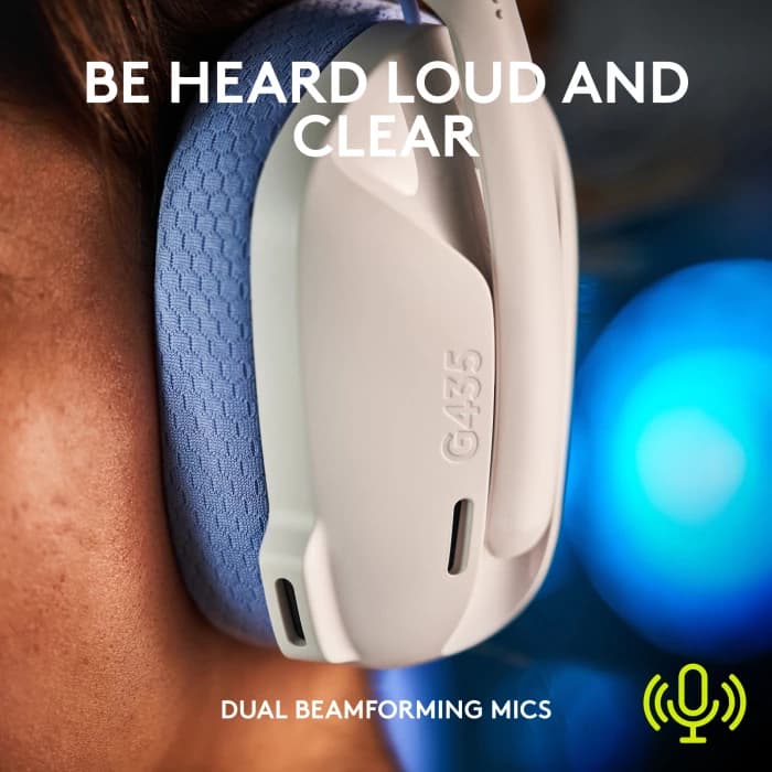 LOGITECH G435 HEADSET GAMING WIRELESS TRIPLE CONNECTION ULTRA-LIGHT