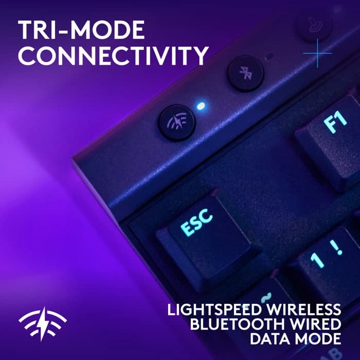 LOGITECH G515 KEYBOARD GAMING WIRELESS LIGHTSPEED TKL RGB LIGHTSYNC