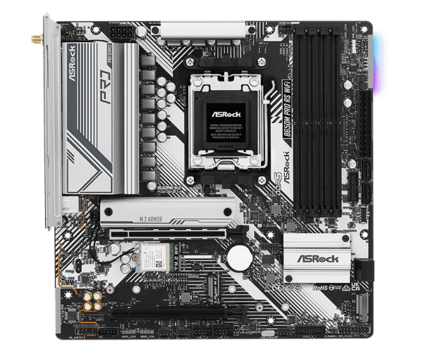 MOTHERBOARD ASROCK B650M PRO RS WIFI AM5 DDR5 - mATX