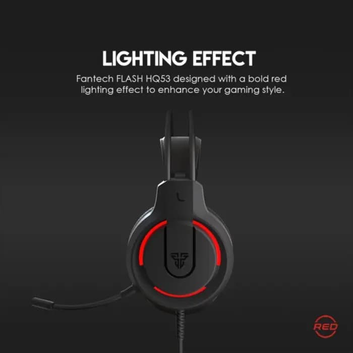 HEADSET FANTECH FLASH HQ53 WIRED AUDIO JACK 3.5mm
