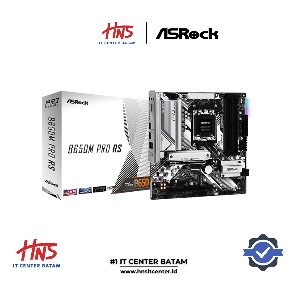 MOTHERBOARD ASROCK B650M PRO RS AM5 DDR5 - mATX
