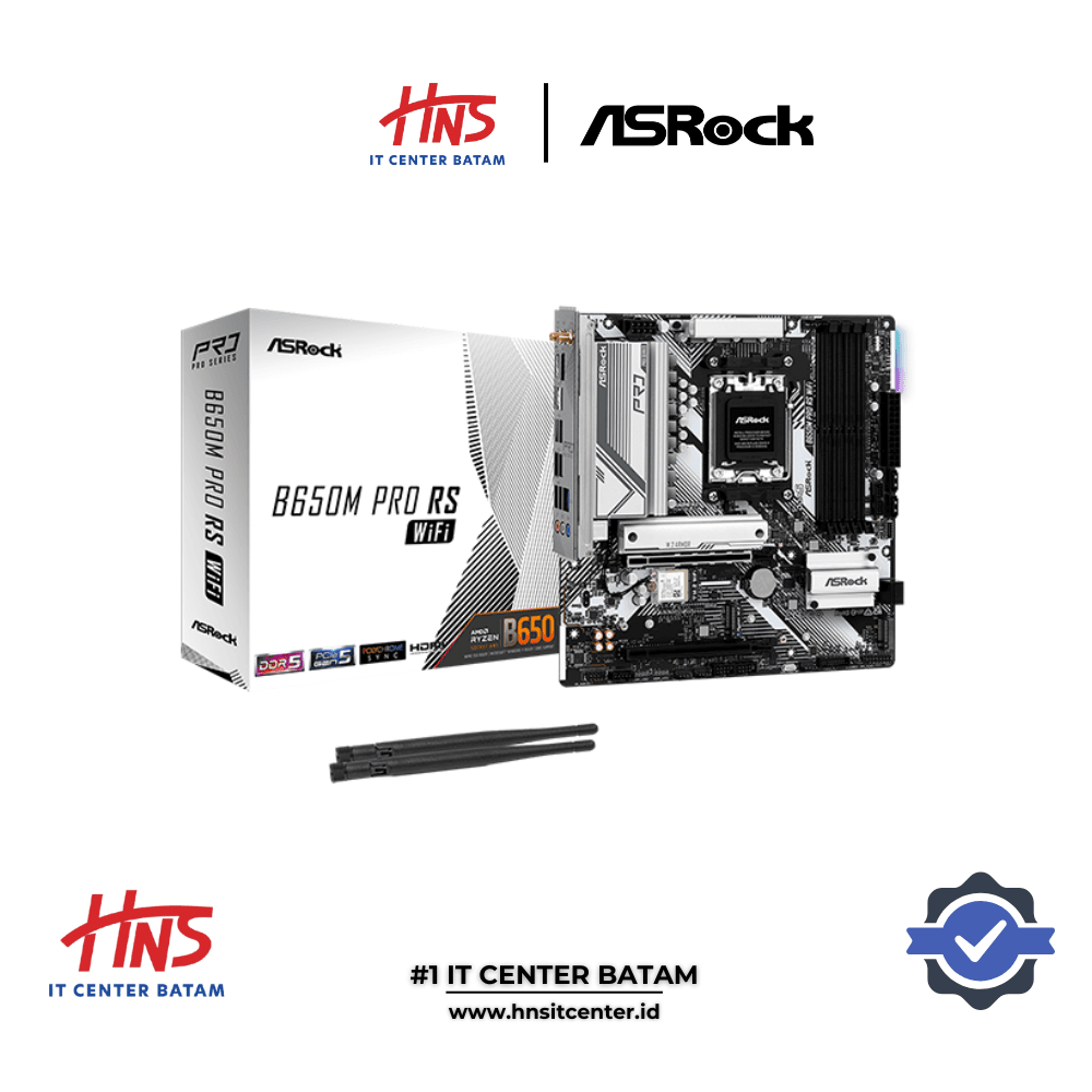MOTHERBOARD ASROCK B650M PRO RS WIFI AM5 DDR5 - mATX