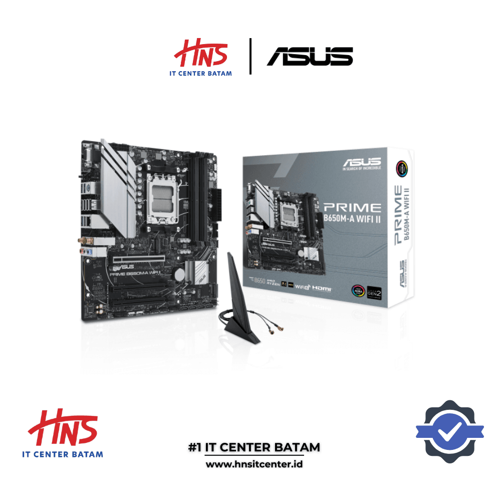 MOTHERBOARD ASUS PRIME B650M-A II WIFI AM5 - mATX