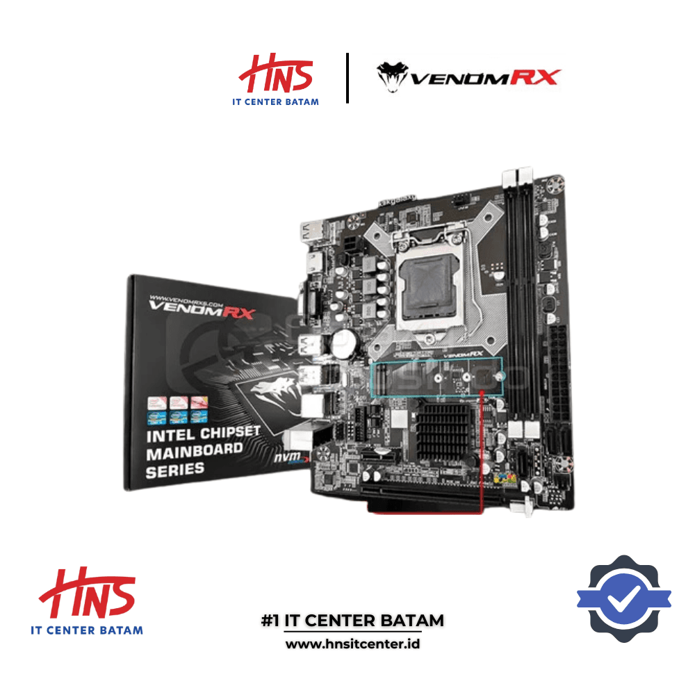 MOTHERBOARD VENOMRX H110 WITH NVME LGA1151 - mATX