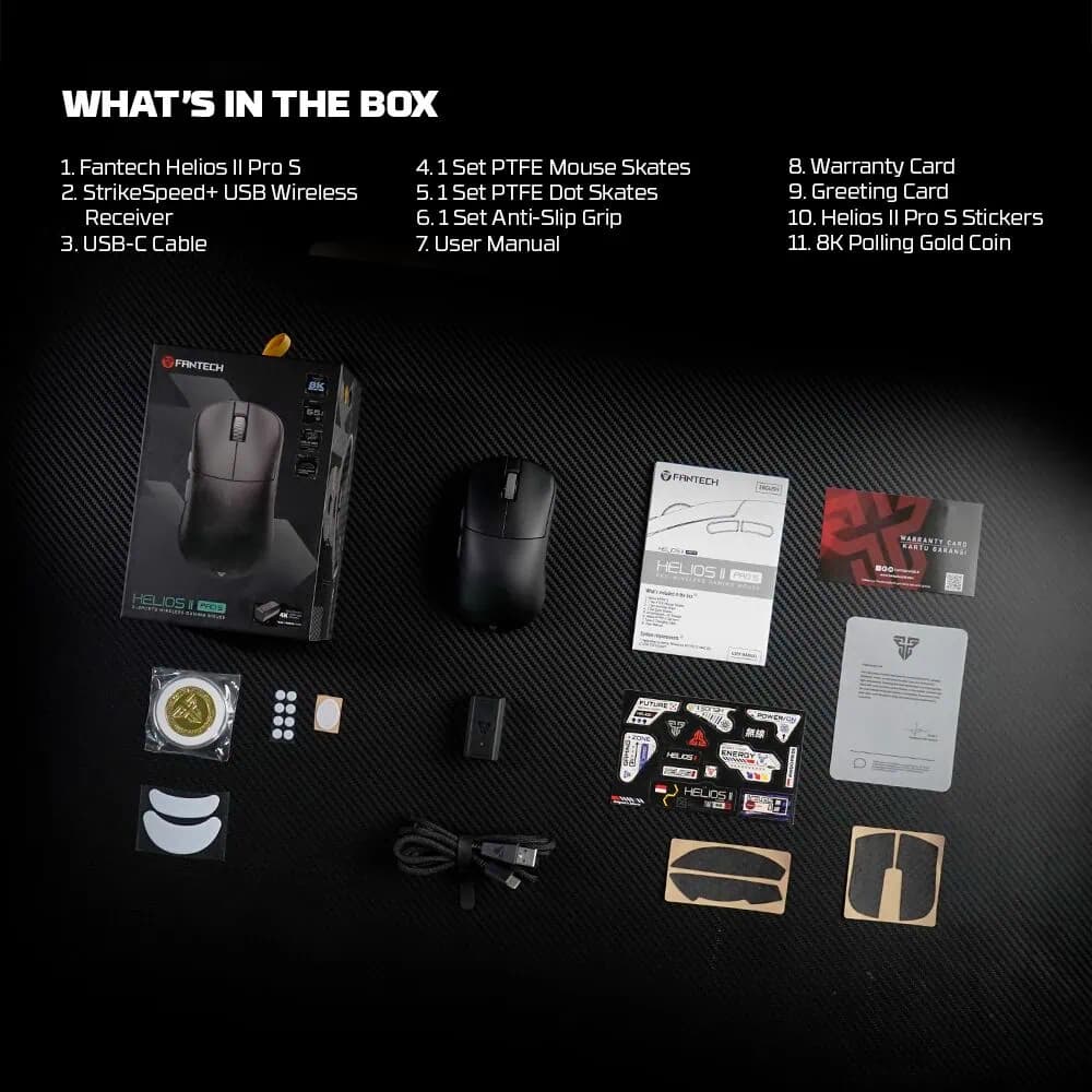 MOUSE FANTECH HELIOS II PRO S XD3V3 4K8K