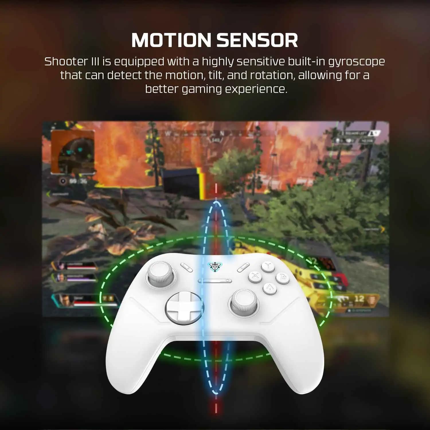 GAMEPAD FANTECH WGP13S WIRED TYPE C + 2.4 GHZ WIRELESS CONNECTION