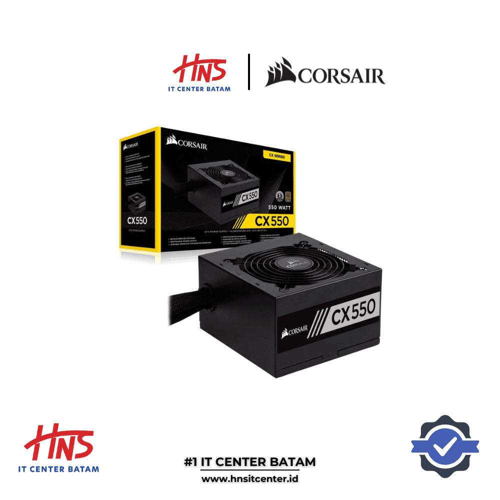 POWER SUPPLY CORSAIR CX550 550W 80+ BRONZE - NON MODULAR