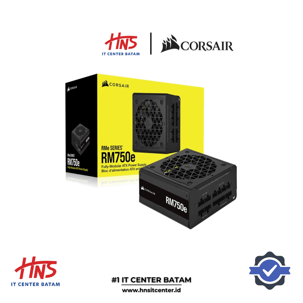 POWER SUPPLY CORSAIR RM750E 750W 80+ GOLD - FULL MODULAR