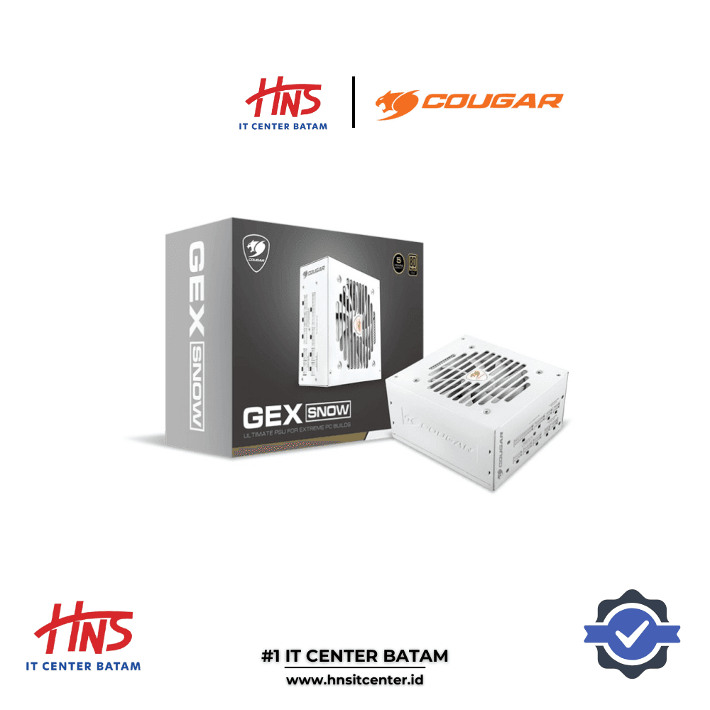 POWER SUPPLY COUGAR GEX SNOW 750W 80+ GOLD - FULL MODULAR