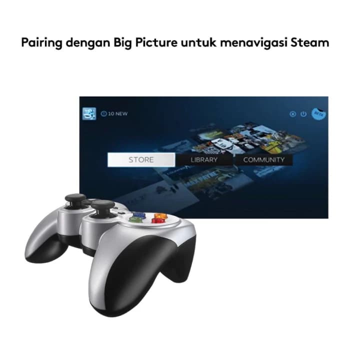 LOGITECH F710 GAMEPAD WIRELESS UNTUK PC DAN ANDROID TV
