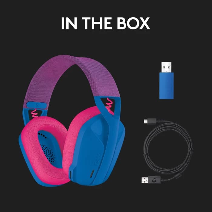 LOGITECH G435 HEADSET GAMING WIRELESS TRIPLE CONNECTION ULTRA-LIGHT