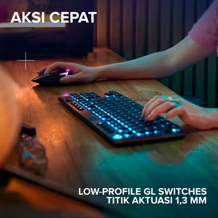 LOGITECH G915 X LIGHTSPEED TKL KEYBOARD GAMING NIRKABEL