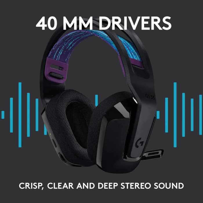 LOGITECH G535 LIGHTSPEED WIRELESS GAMING HEADSET