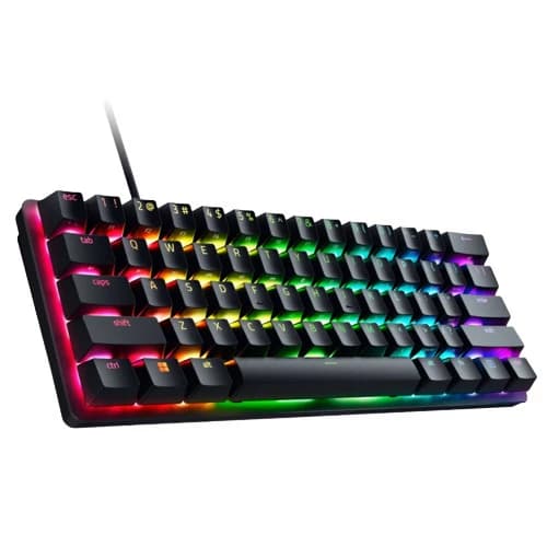 RAZER KEYBOARD HUNTSMAN V3 PRO MINI RED & PURPLE SWITCH