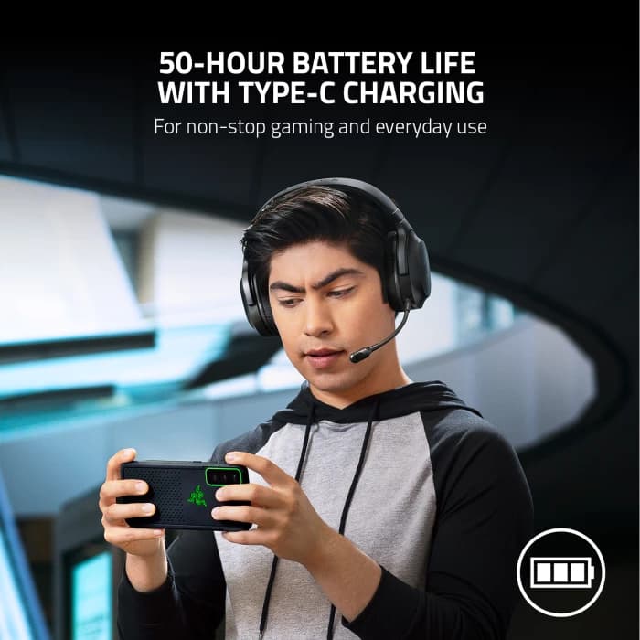 HEADSET RAZER BARRACUDA X 2022 - WIRELESS CONNECTION