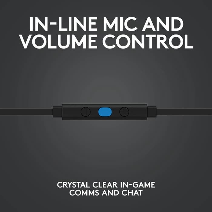 LOGITECH G333 IN-EAR EARPHONE GAMING MOBILE TYPE C ADAPTER