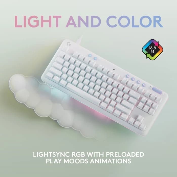LOGITECH G713 KEYBOARD GAMING MECHANICAL TKL RGB LIGHTING