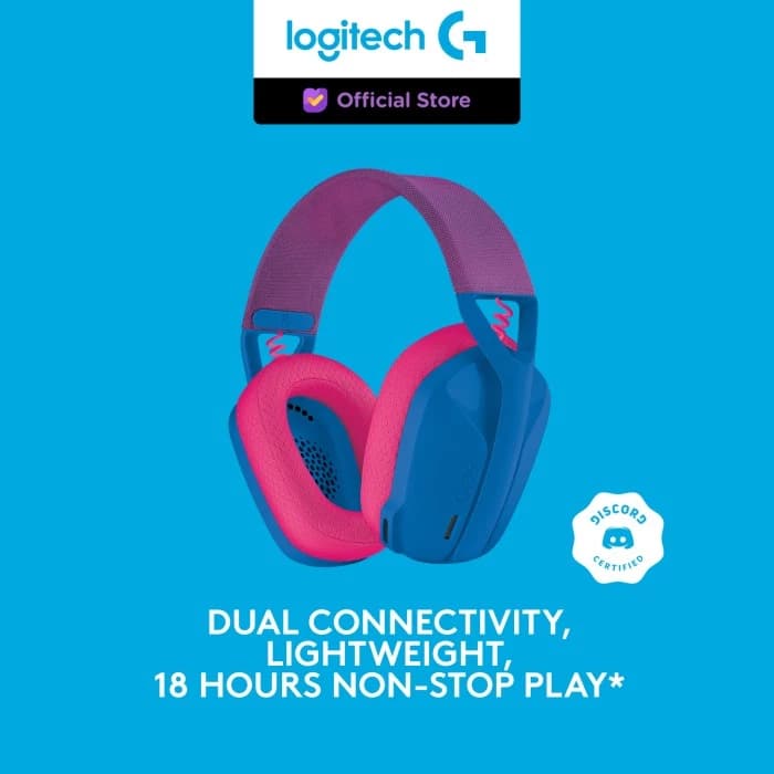 LOGITECH G435 HEADSET GAMING WIRELESS TRIPLE CONNECTION ULTRA-LIGHT