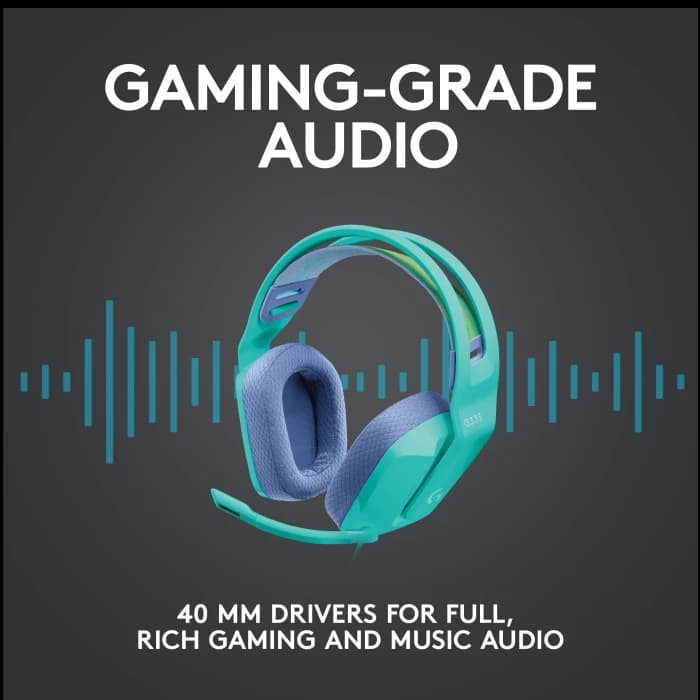 LOGITECH G335 7.1 LIGHTSPEED WIRED GAMING HEADSET