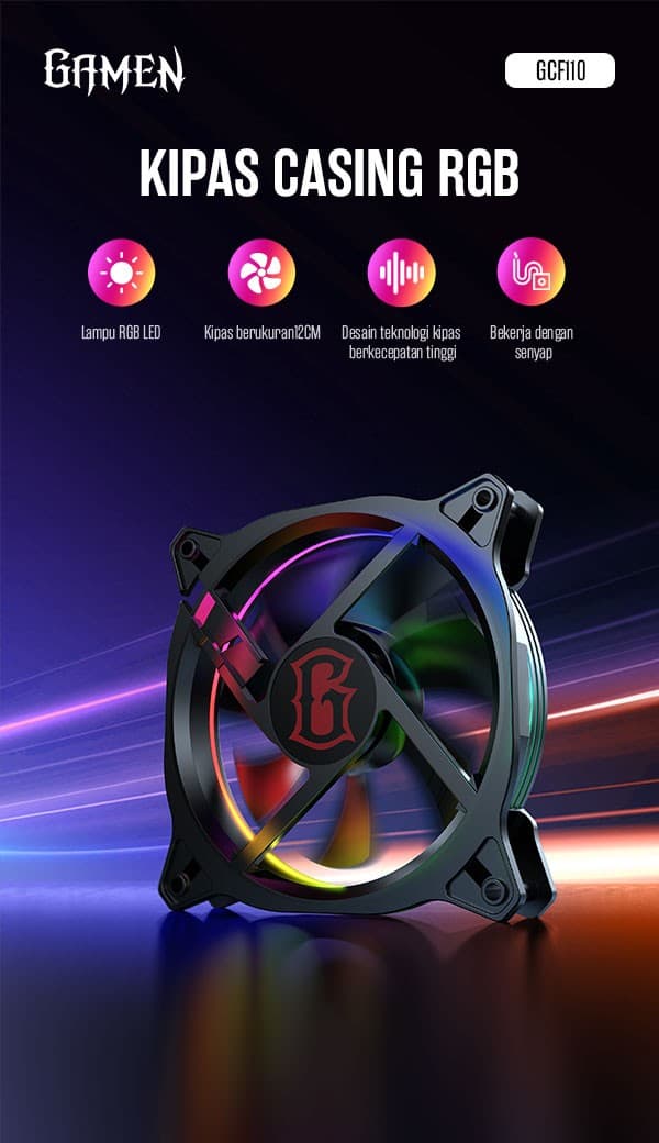 FAN CASING GAMEN GCF110 RGB COOLING FAN