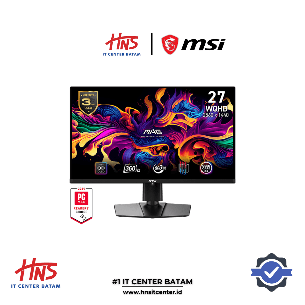 MONITOR MAG 271QPX QD-OLED 27" FLAT WQHD (2560x1440) 360Hz 100% sRGB