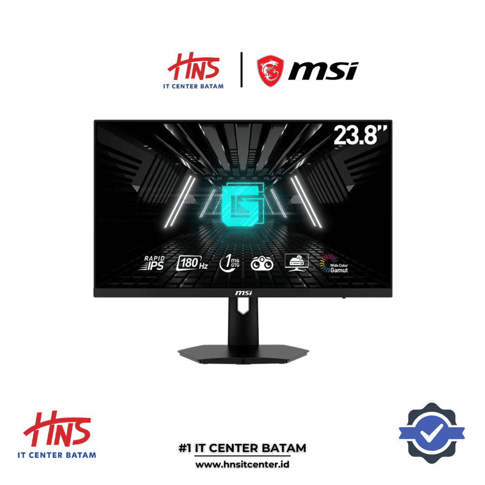 MONITOR MSI G244F E2 24" FLAT IPS FHD (1920x1080) 180hz 100% sRGB