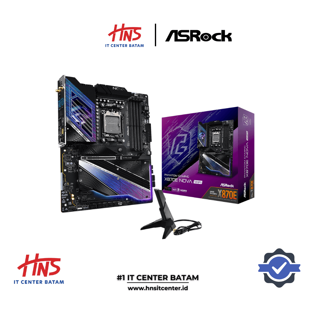 MOTHERBOARD ASROCK X870E NOVA WIFI PHANTOM GAMING AM5 - ATX