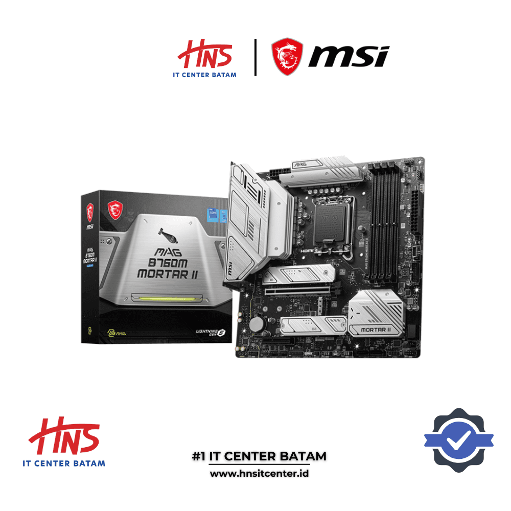 MOTHERBOARD MSI GAMING B760M MORTAR II LGA1700 DDR5 - mATX