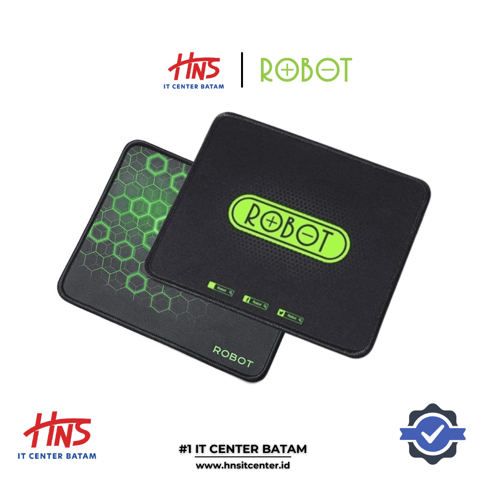 MOUSEPAD ROBOT RP01 BLACK 18cm x 22cm
