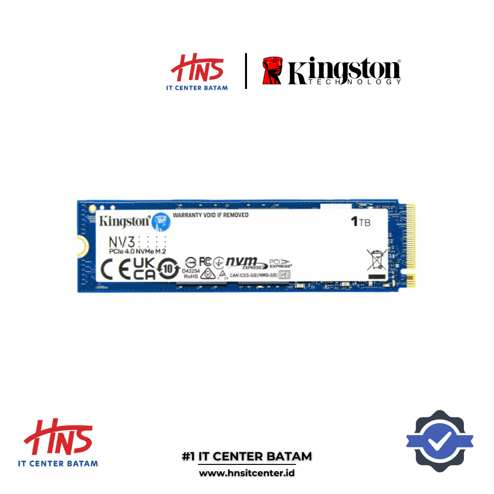SSD NVME KINGSTON NV3 - (500GB / 1TB) Gen 4.0