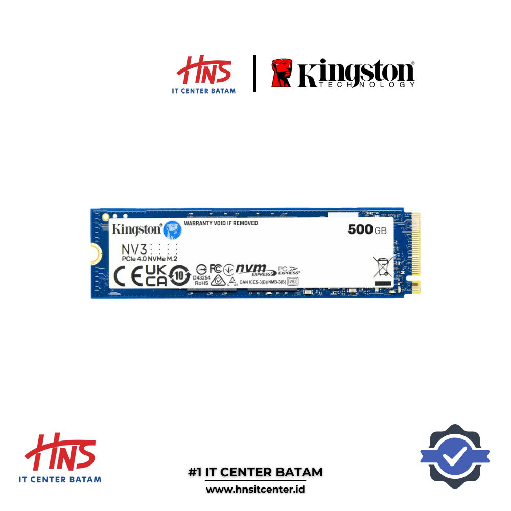 SSD NVME KINGSTON NV3 - (500GB / 1TB) Gen 4.0