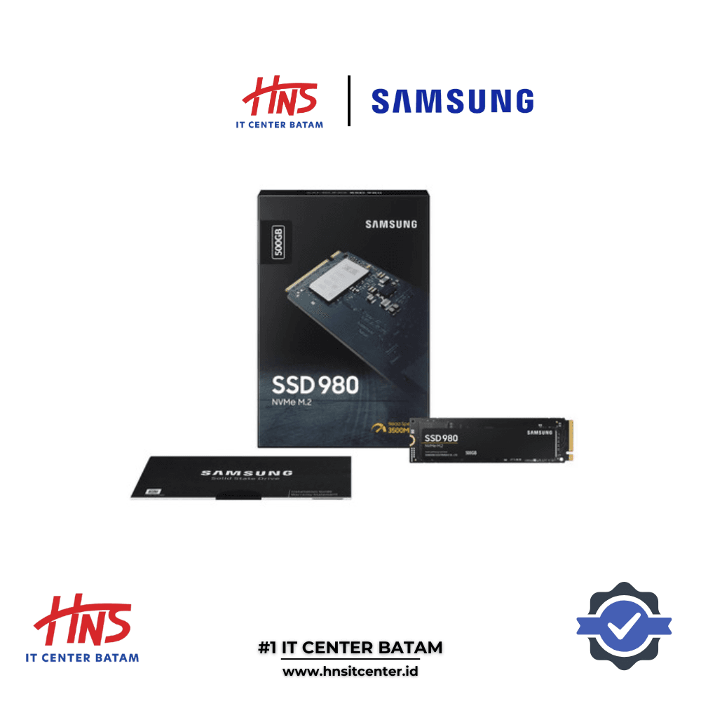 SSD NVME SAMSUNG SSD 980 - 500GB Gen 3.0