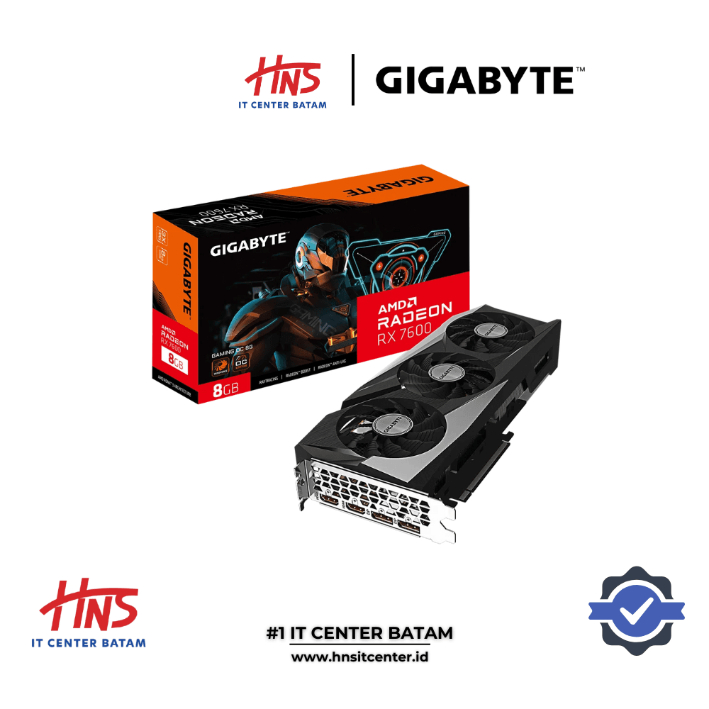 VGA CARD GIGABYTE AMD RADEON RX 7600 GAMING OC 8GB