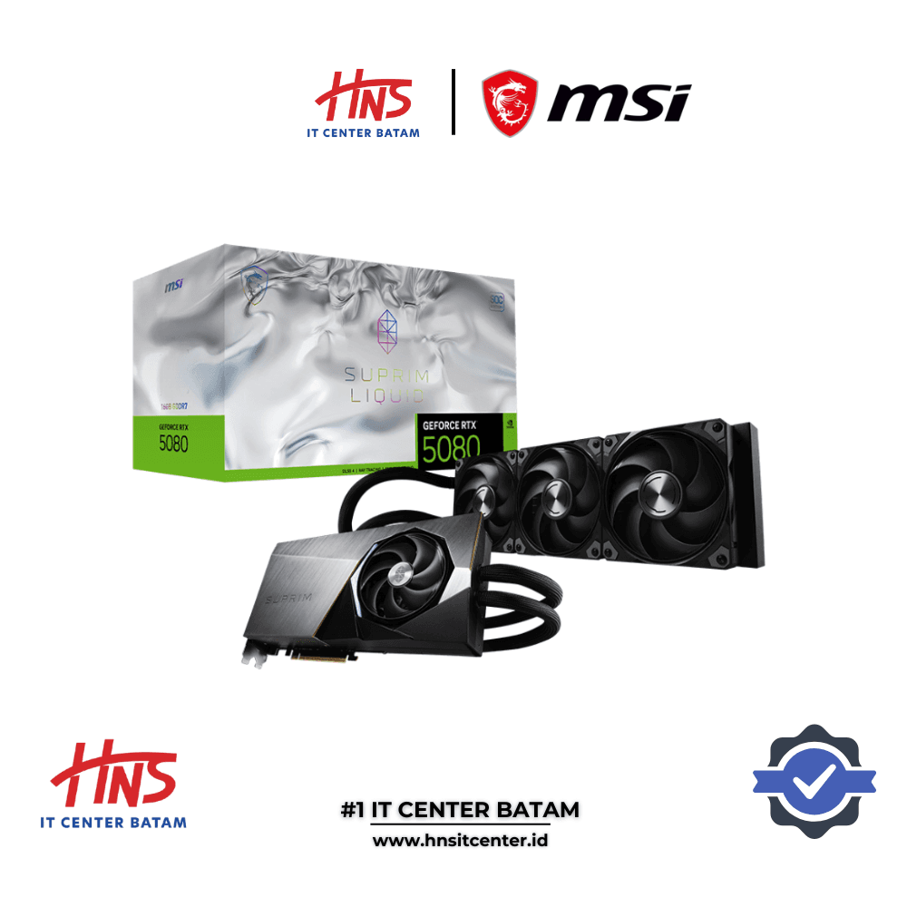 VGA CARD MSI RTX 5080 16G SUPRIM LIQUID SOC GDDR7