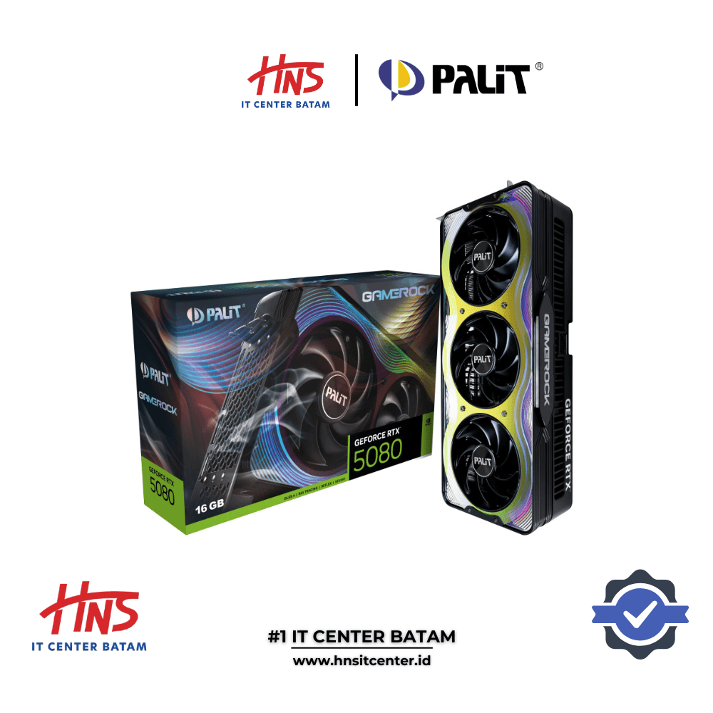 VGA CARD PALIT RTX 5080 GAMEROCK 16GB GDDR7