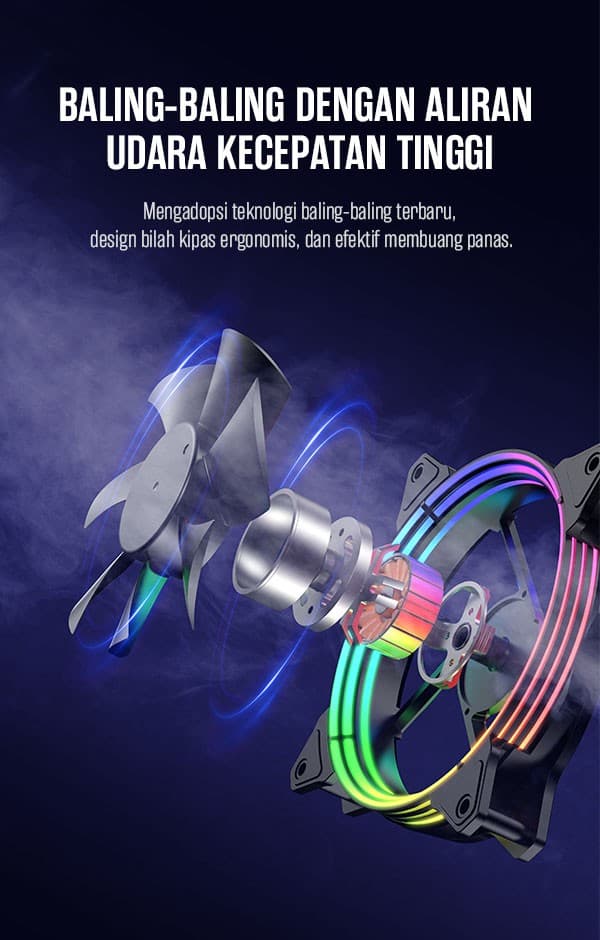 FAN CASING GAMEN GCF110 RGB COOLING FAN