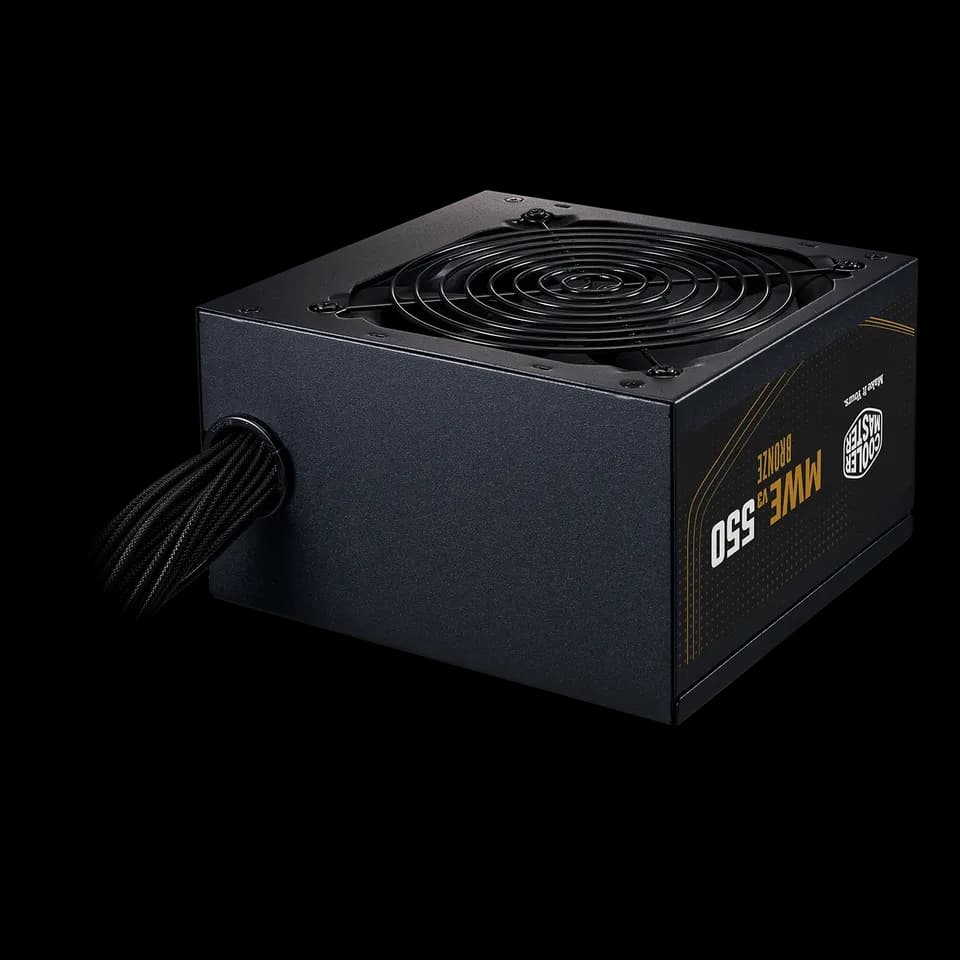POWER SUPPLY COOLER MASTER MWE BRONZE 550W V3 80+ BRONZE - NON MODULAR