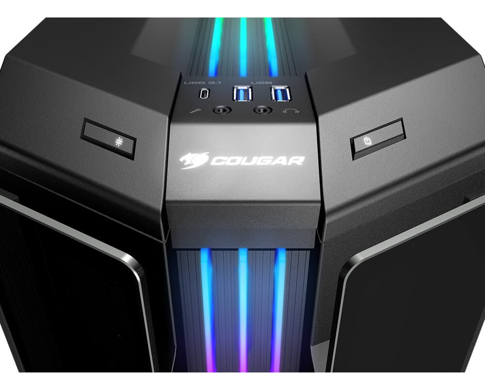 CASING COUGAR GEMINI T PRO RGB MID TOWER - ATX