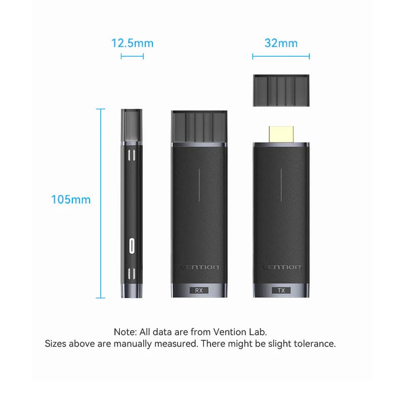 VENTION WIRELESS HDMI TRANSMITTER AND RECEIVER (ADCB0 ADCB0-TX)