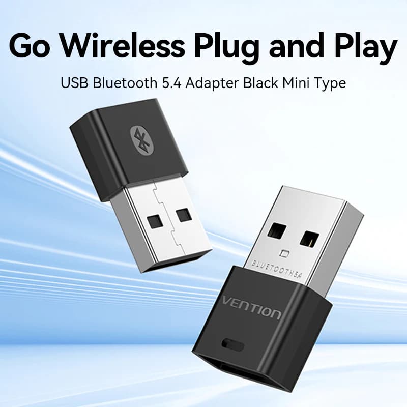 VENTION USB BLUETOOTH 5.4 ADAPTER BLACK MINI TYPE (NALB0)