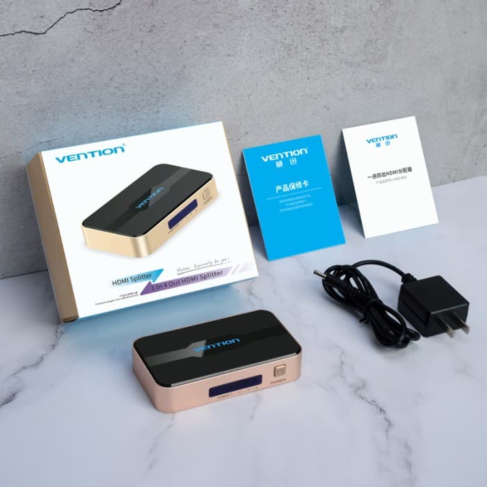 VENTION 1x4 HDMI SPLITTER GOLD PLATED (ACCG0-EU)