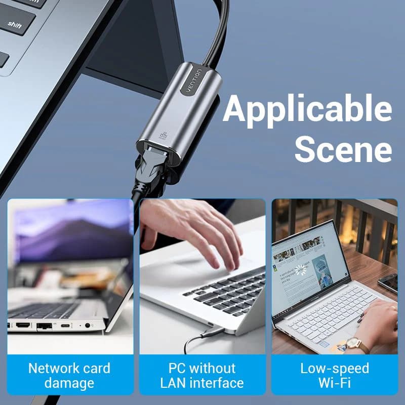 VENTION USB-C TO GIGABIT ETHERNET ADAPTER 0.15m (CFNHB)