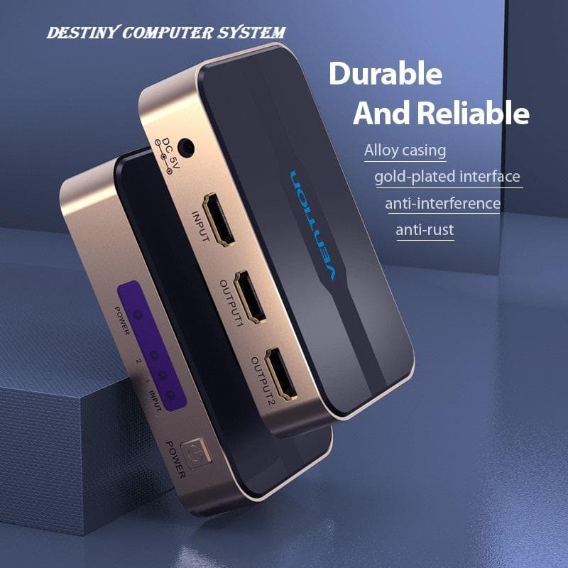 VENTION 1X2 HDMI SPLITTER 2 PORT 4K ULTRA HD (ACBG0-EU)