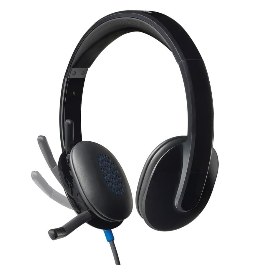 HEADSET LOGITECH H540 STEREO WIRED WITH NOISE-CANCELLING MIC
