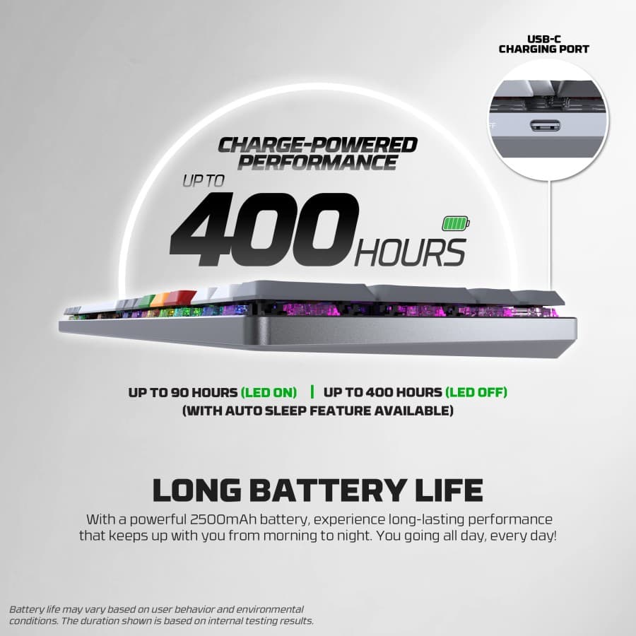 KEYBOARD FANTECH MECHANICAL SUPER MAXFIT AIR MK915 & MK916 TRI CONNECTION
