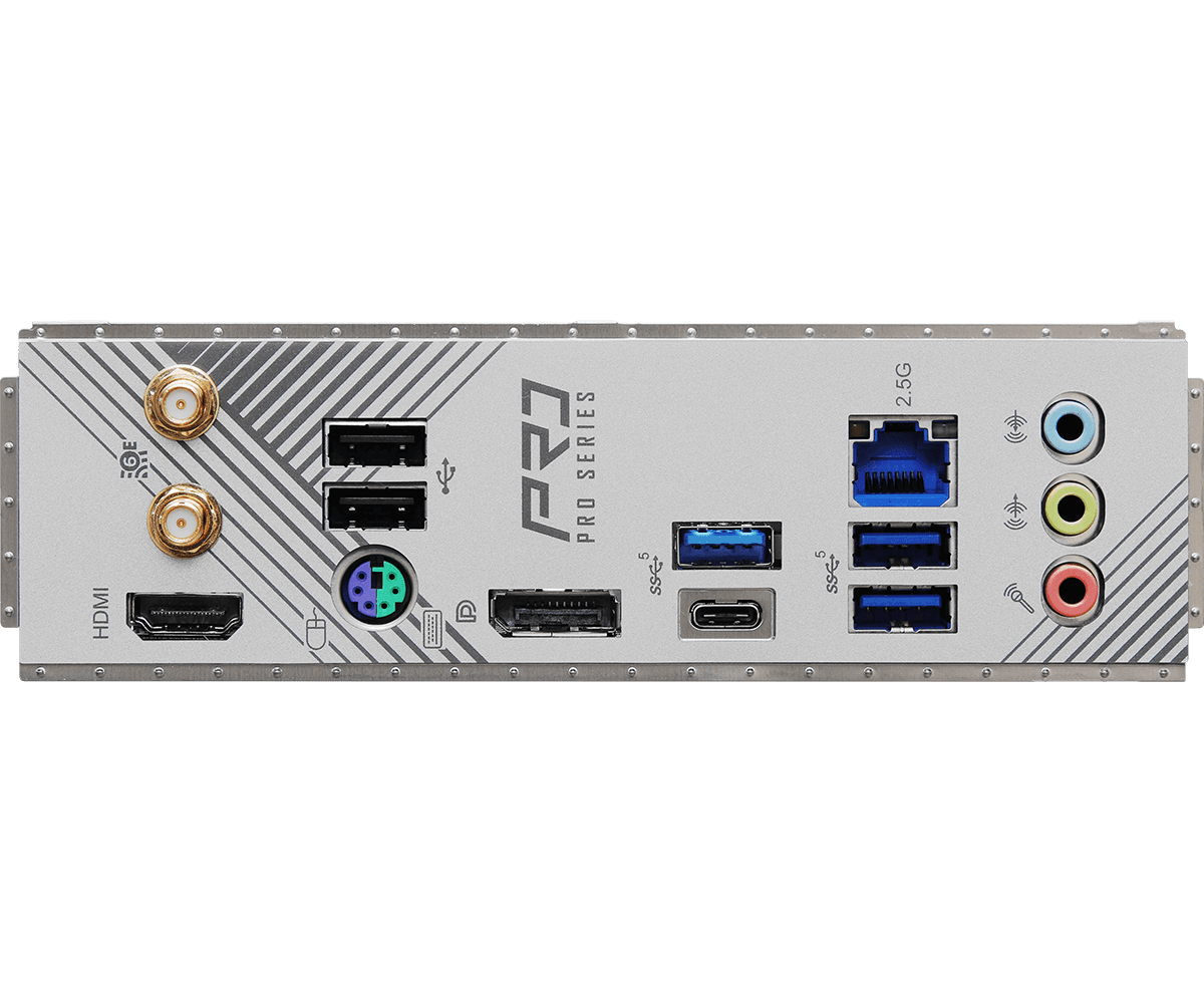 MOTHERBOARD ASROCK B760M PRO RS/D4 WIFI LGA1700 DDR4 - mATX