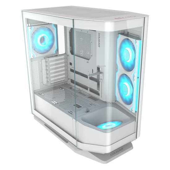CASING COUGAR FV270 4FAN RGB MID TOWER - EATX + ACESSORIS LUMINOSA ROTATING TURNTABLE