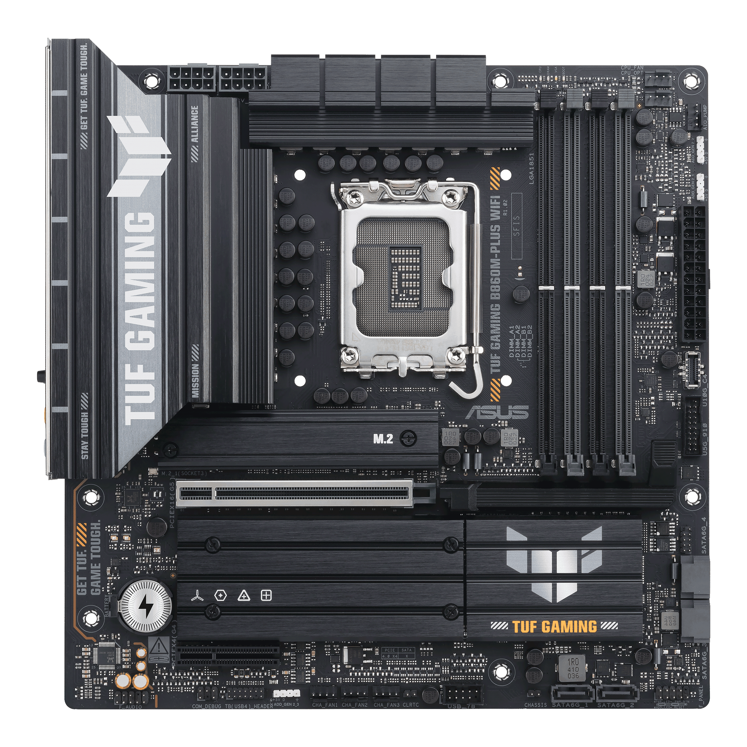 MOTHERBOARD ASUS TUF B860M PLUS WIFI LGA1851 DDR5 - mATX
